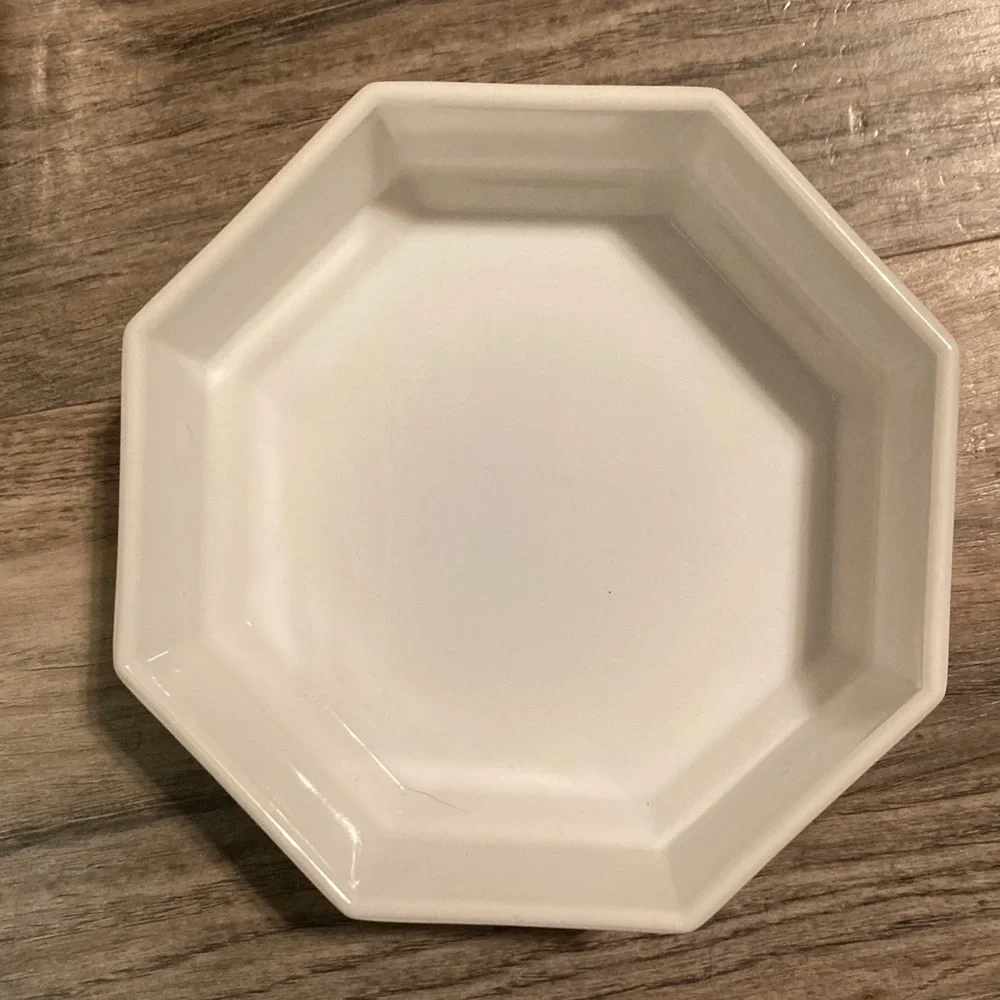 Vintage Arcopal France Milk Glass Octagonal Bowl Set - Picture 2 of 5